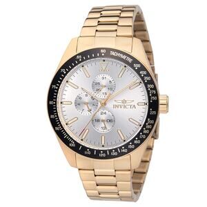 Invicta Aviator Storm Men's Watch - Analog Display Japanese Quartz 45mm, Gold